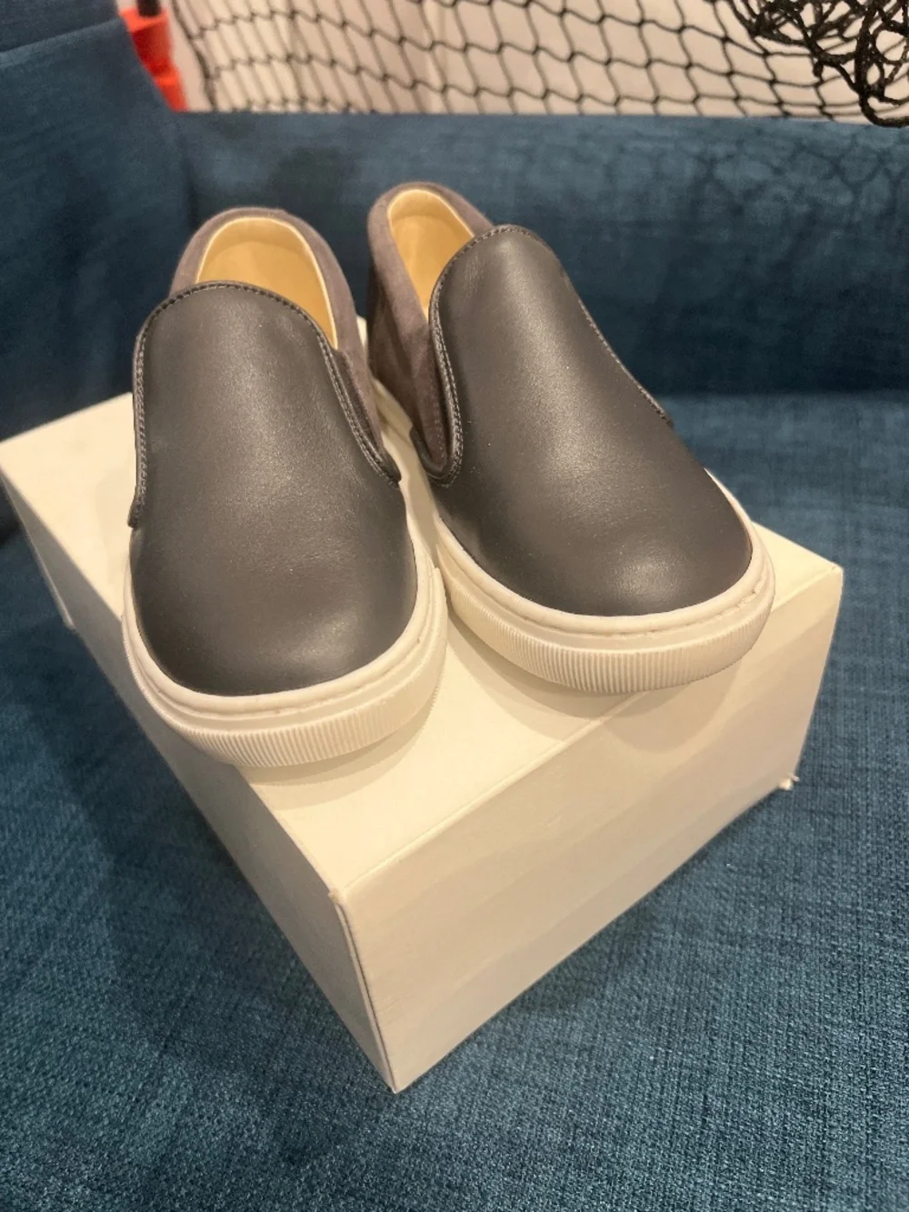 Manelli Gray Slip-On Sneakers – Minimalist Everyday Shoes